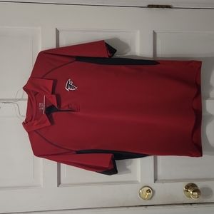 Atlanta Falcons Red Polo size large
